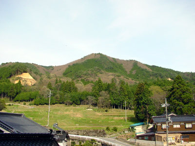 修験者の足跡の山の写真