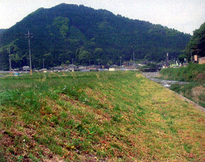 竹山城主新免伊賀守と佐渕城主草刈與次郎の合戦跡の写真