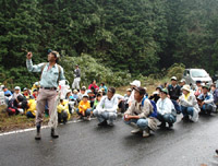 入山の説明の写真